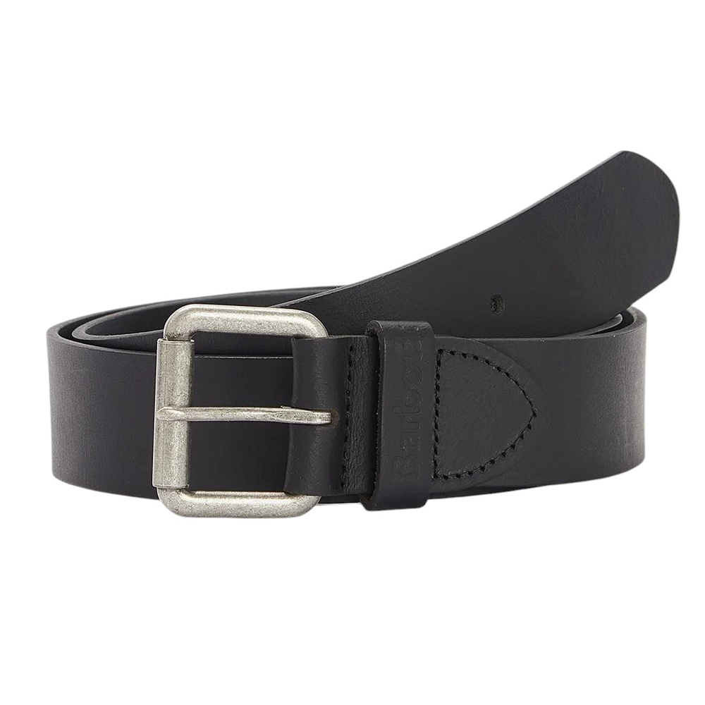 Barbour Allanton Leather Belt Black